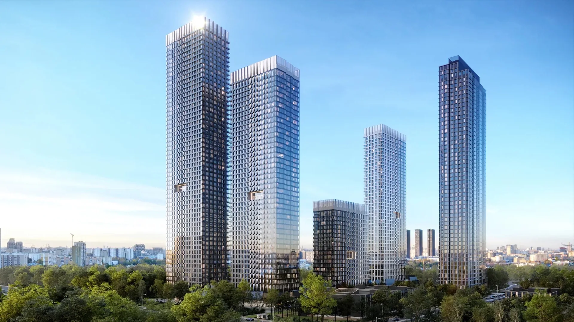 Небоскрёбы ЖК «Upside Towers»